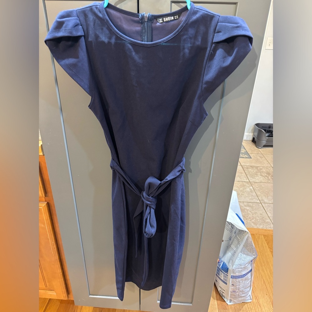 SHEIN Navy Blue Dress xs